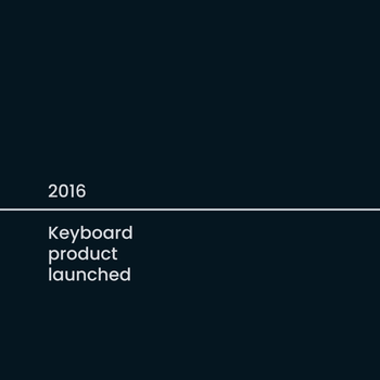 2016 Keyboard product launched 